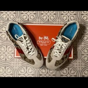COACH MAE 12CM Signature Fashion Sneaker Size 10